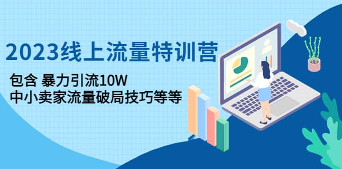 2023线上流量特训营：中小卖家流量破局技巧等等泓锦前程-网创项目资源站-副业项目-创业项目-搞钱项目泓锦前程