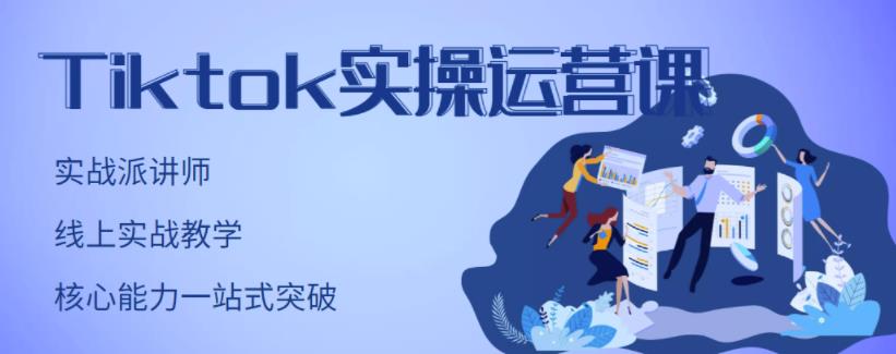 TikTok实操运营课，手把手账号实战，适合零基础Tiktok新人泓锦前程-网创项目资源站-副业项目-创业项目-搞钱项目泓锦前程