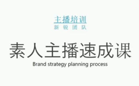 素人主播两天养成计划,月销千万的直播间脚本手把手教学落地泓锦前程-网创项目资源站-副业项目-创业项目-搞钱项目泓锦前程