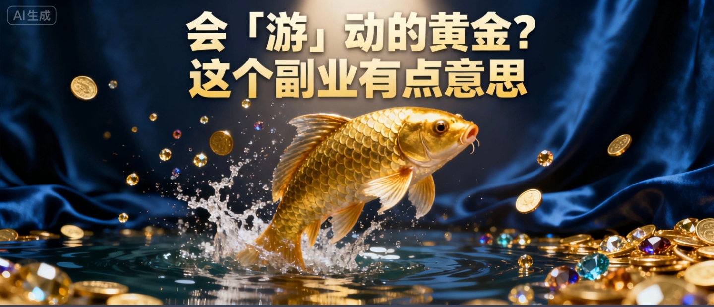 单号月销1.5W+！AI“凭空造鱼”带货新玩法，小白3分钟出一个爆款视频泓锦前程-网创项目资源站-副业项目-创业项目-搞钱项目泓锦前程