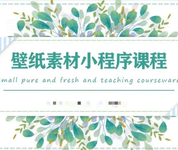 闪闪壁纸号运营教程，抓住图文风口，快速吸粉变现泓锦前程-网创项目资源站-副业项目-创业项目-搞钱项目泓锦前程