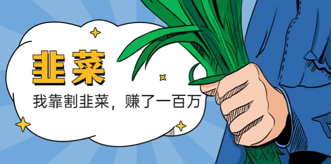 我靠割韭菜 赚了一百万泓锦前程-网创项目资源站-副业项目-创业项目-搞钱项目泓锦前程