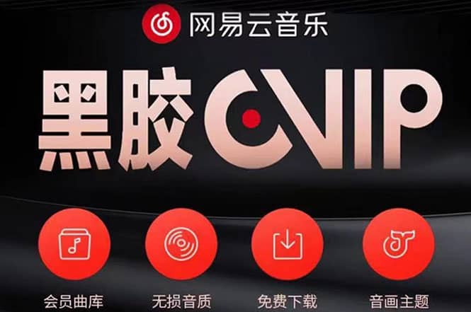 网易云撸黑胶年卡及变现方法，收益可无限放大泓锦前程-网创项目资源站-副业项目-创业项目-搞钱项目泓锦前程