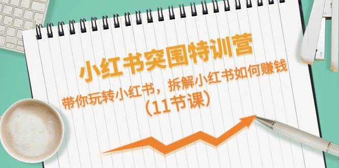 小红书突围特训营，带你玩转小红书，拆解小红书如何赚钱（11节课）泓锦前程-网创项目资源站-副业项目-创业项目-搞钱项目泓锦前程